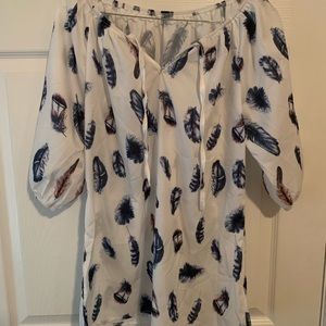 Feather blouse